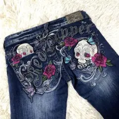 00's vintage RED PEPPER スキニーデニム 刺繍 y2k