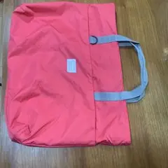 コーラルピンク ナイロンバッグ
