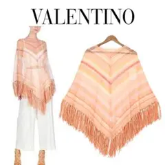 VALENTINO◆カシミア混ケープ/ポンチョ/38/ウール/ピンク/TB3CG1N015E 2025年最新】VALENTINO レディース ポンチョ・ケープコートの