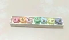 7色くまちゃんマカロン ミニチュアスイーツ
