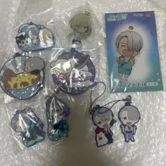 ユーリon ice ラバーストラップ　アクリルキーホルダー