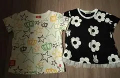 Tシャツ キッズ ベビードール 2点セット