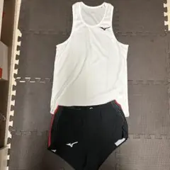 ミズノ　シングレット　ランパン　セット　エアロスイフト