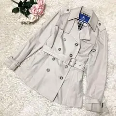 バーバリーブルーレーベル トレンチコート 38サイズ ベージュ M ベルト