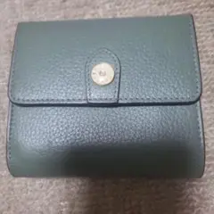 Blanche Coeur グリーン三つ折り財布