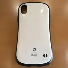 iFace iPhoneXR用ハードケース ホワイト/ブラック