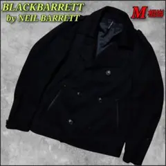 美品 ニールバレット ピーコート サイズS ブラック ダブル 2WAY 2025年最新】BLACKBARRETT by NEIL BARRETT メンズ ピーコート