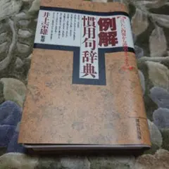 例解慣用句辞典 井上英雄著
