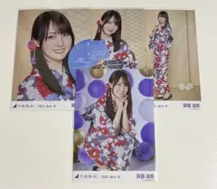 【オークション】乃木坂46 浴衣2025 生写真 賀喜遥香 4種コンプ