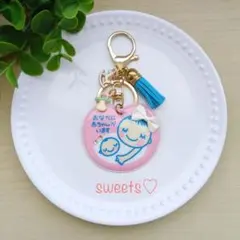 マタニティマーク(木馬 おしゃぶり 水色)