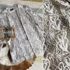vintage / lace easy tailored jacket