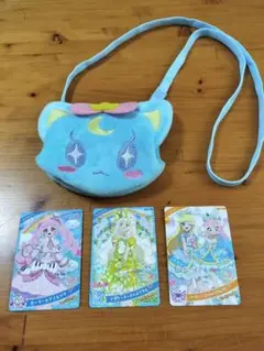 ひみつのアイプリ　プリねこバッグとカード