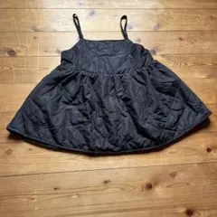 GRL ブラック キルティングビスチェ F