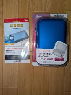 【Nintendo Switch】 ケースと有機EL用フィルムセット
