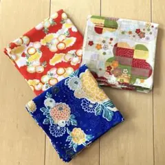 新品　ハンカチ　3枚セット　和柄