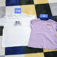 110.90セット　PAW PATROL Tシャツ 2枚セット