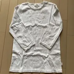 KUMIKYOKU ホワイトハンパ袖 Tシャツ TL