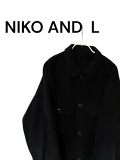 NIKO AND ニコアンド　L ブラックジャケット