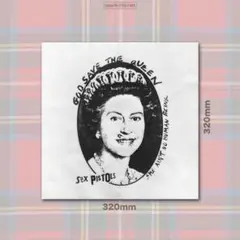 ☆セディショナリーズ風 ゼッケン☆ GOD SAVE THE QUEEN！大判！