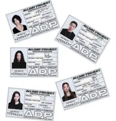 ALLDAY PROJECT IDカード　全員セット5枚　026