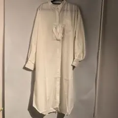 【新品！】ローンスタンドカラーシャツワンピース