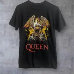 US古着 Queen クイーン バンドTシャツ ブラック S