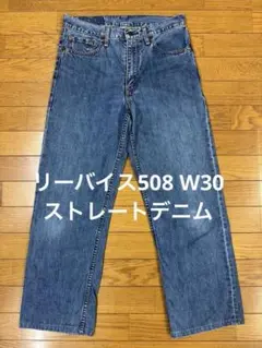 リーバイス508 W30 ストレートデニム