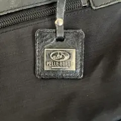 PELLE BORSA ブラック ショルダーバッグ
