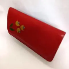 未使用　フランス製　EMMA SONIA PARIS 赤い長財布