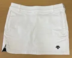 デサント　ゴルフスカート白