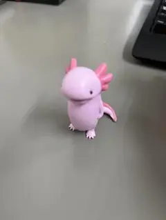 ウーパールーパー　虚無。　ガチャガチャ　口あけ