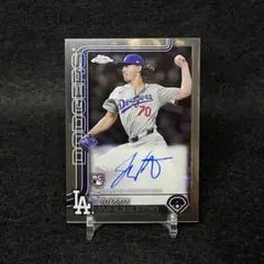 2025 Topps Chrome ジャスティンロブレスキ 直筆サインカード