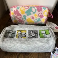 【新品】My Melody & トイ・ストーリー ポーチセット　ペンケース　筆箱