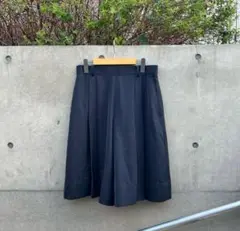 pleats wide shorts