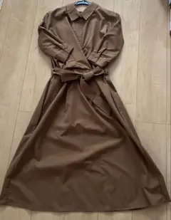 VICKY ブラウン シャツワンピース