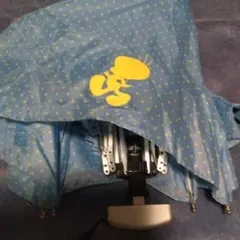 子ども用スヌーピー 折り畳み傘 水玉模様