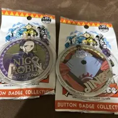 USJ ユニバ ワンピース 缶バッジ
