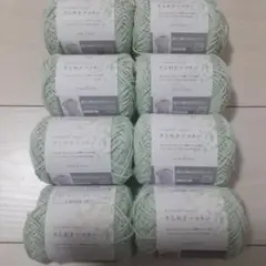kirameki cotton ミントグリーン ８個セット　No.7