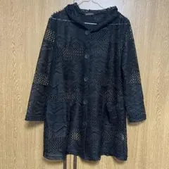 RITPUJAV ブラックカーディガン M-L