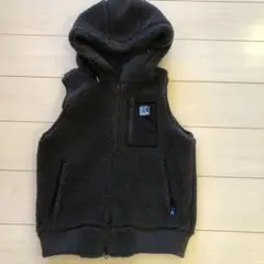 ヘリーハンセン☆HELLY HANSEN☆ボアフリースベスト チャコールグレー