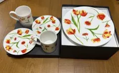 【SONIA RYKIEL 】カップ、プレート5点セット