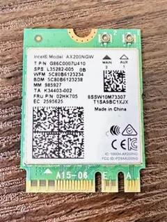 Intel AX200NGW M.2 無線カード Wi-Fi 6対応
