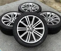 コロ太　235/45R18ホイール+スタッドレスタイヤ4本セットRCZ Peugeot - RCZ純正ホイール、新品スタッドレスタイヤ4本セットの