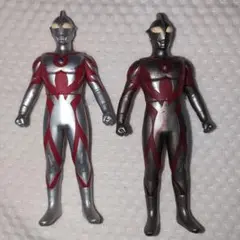 ◆ウルトラマンソフビ◆ベリアル（アーリー）17センチ　２体セット