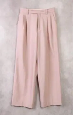 SLOBE IENA 　ストレートパンツ　ピンク