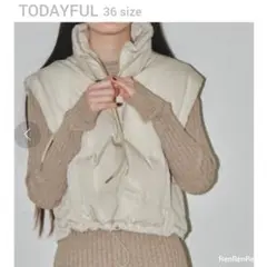 ★TODAYFUL 36size キルティング:コンパクトベスト