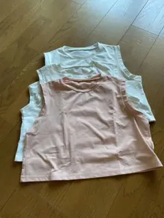 ノースリーブタンクトップ 3枚セット