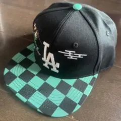 即日発送　Dodgers 鬼滅の刃 キャップ ドジャース　限定　炭治郎