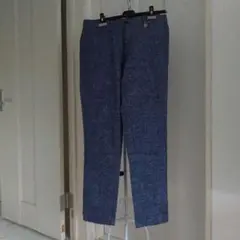 青 スラックス