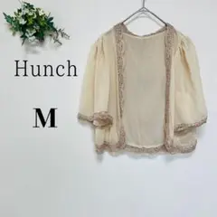 Hunch　ハンチ（M）シアー　ボレロ　レース　半袖